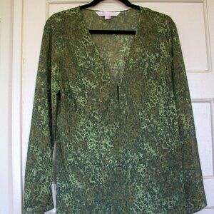 Victoria's Secret Long Sleeve Sheer Blouse